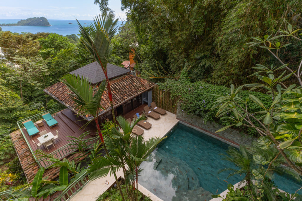 Experience the captivating allure of Manuel Antonio at this serene haven, surrounded by lush forest.
