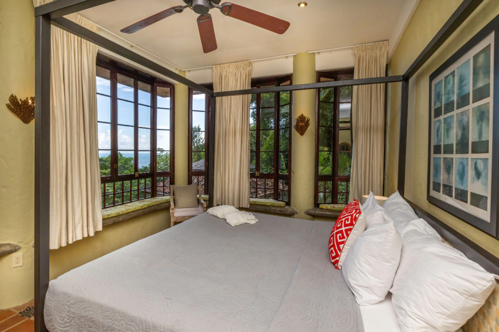 Each bedroom features air conditioning to ensure a restful night's sleep, even on warm evenings.