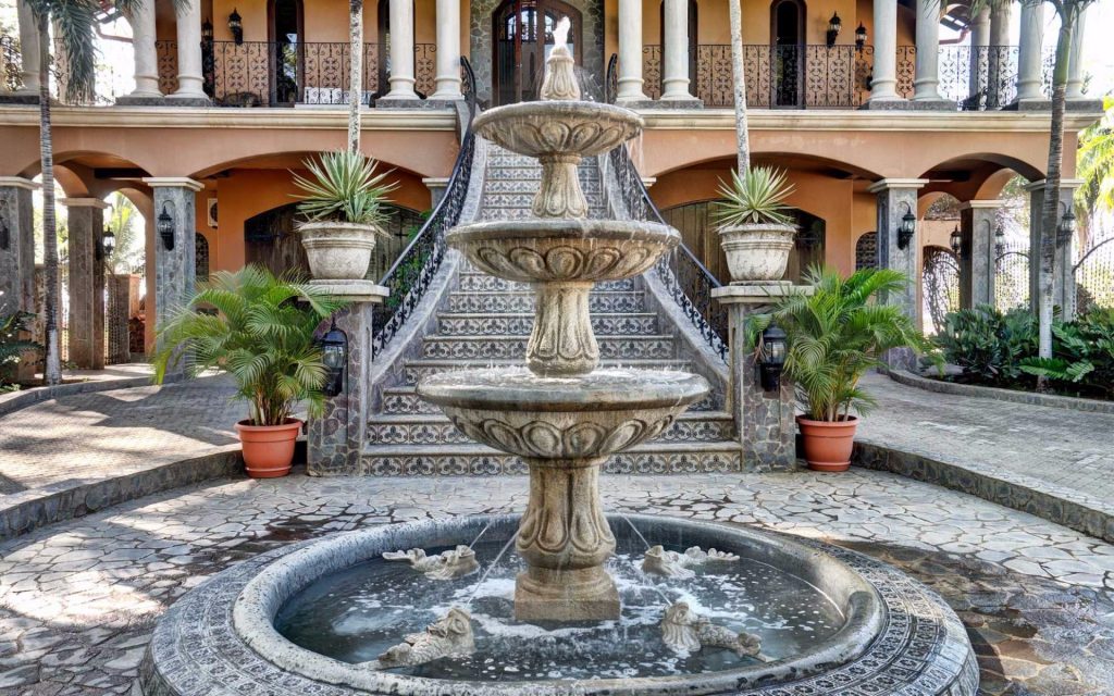 Your first impression of this place is one of awe as you pass the gorgeous fountain and ascend the staircase to the entry way. 