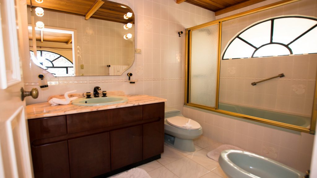 This guest bathroom will truly be appreciated with style and sophistication. 