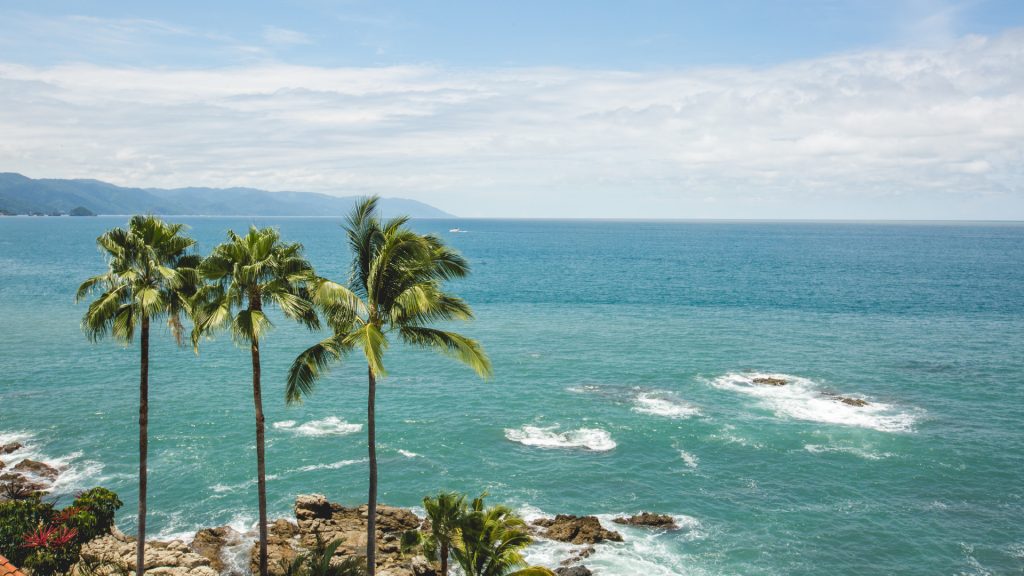 Ocean views, palm trees, and a warm ocean breeze.