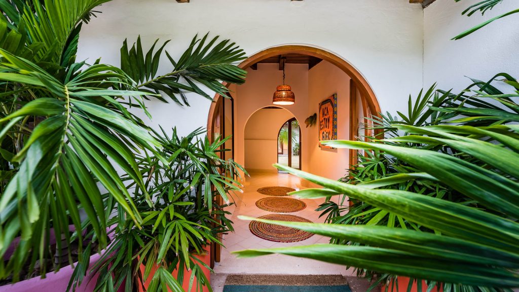 The home has many curved archways adding to the character of the home.