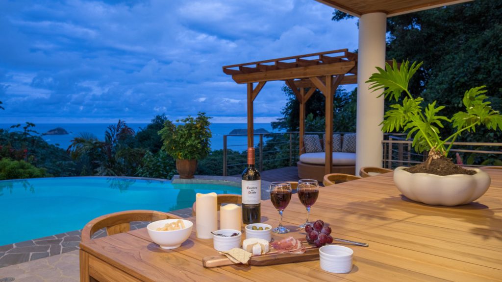 Venturing out to town in the evening is fun in Manuel Antonio, but staying in can be just as nice in this villa.