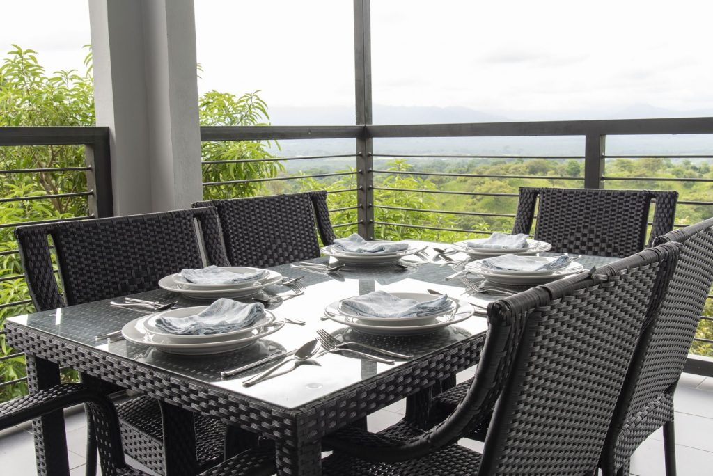 Take in an amazing jungle, mountain, and ocean view with breakfast.