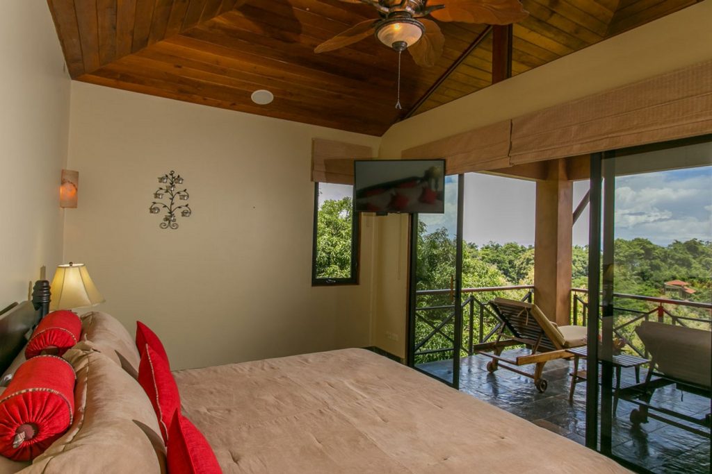 Step out in the morning onto your private balcony and enjoy a fresh Costa Rican coffee.