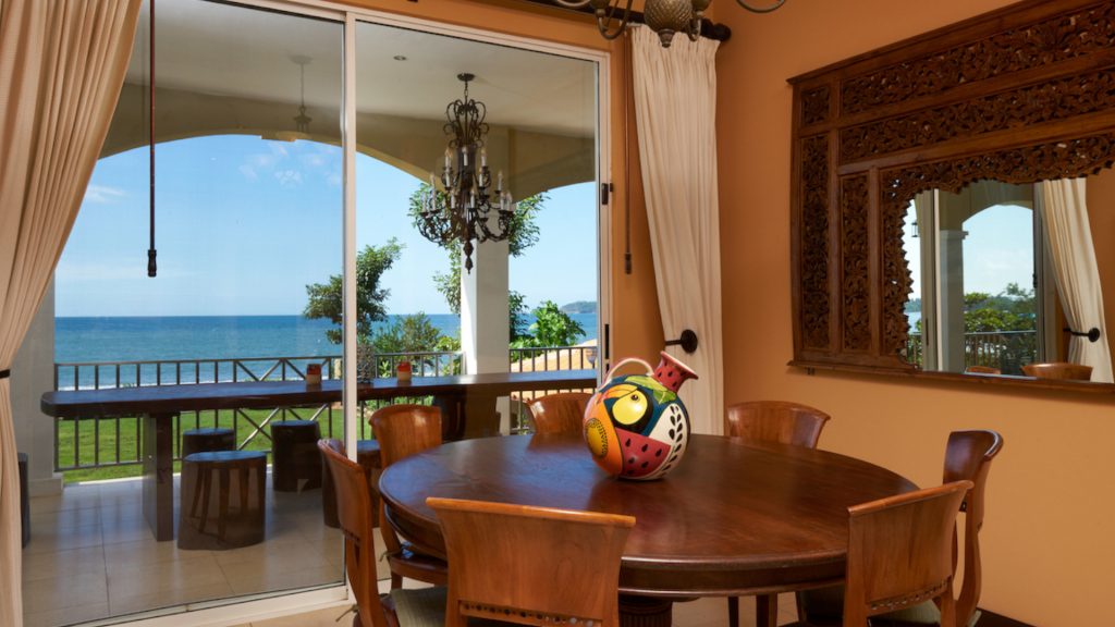 A dining room with a view is the best way to start your morning drinking some Costa Rican Coffee.
