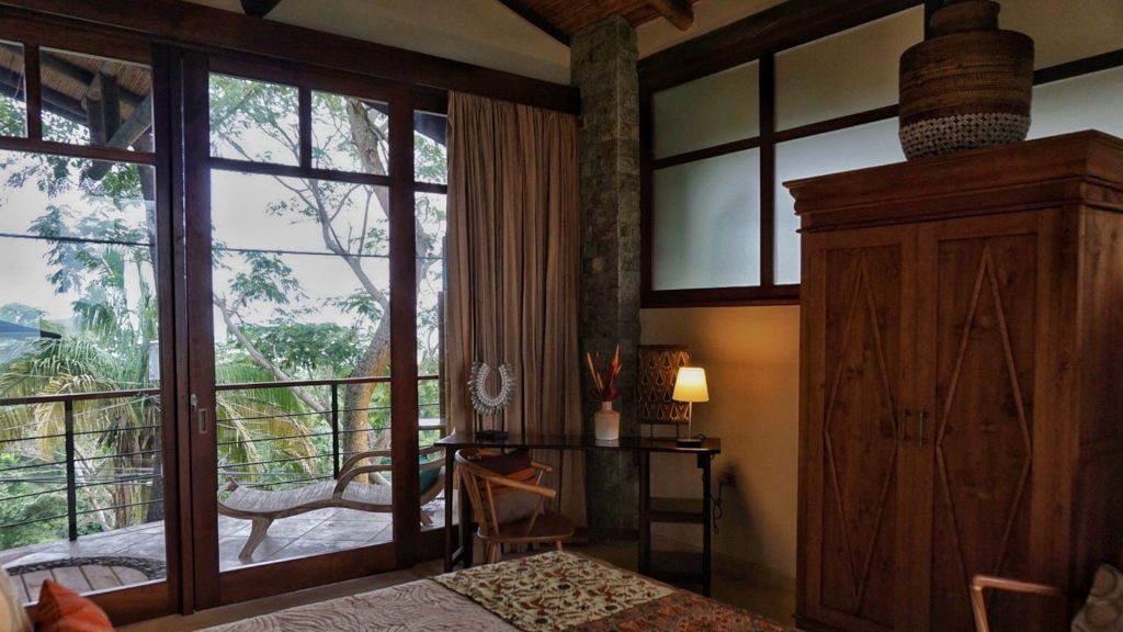 Each morning you can wake up and walkout to look out over the jungle views. 