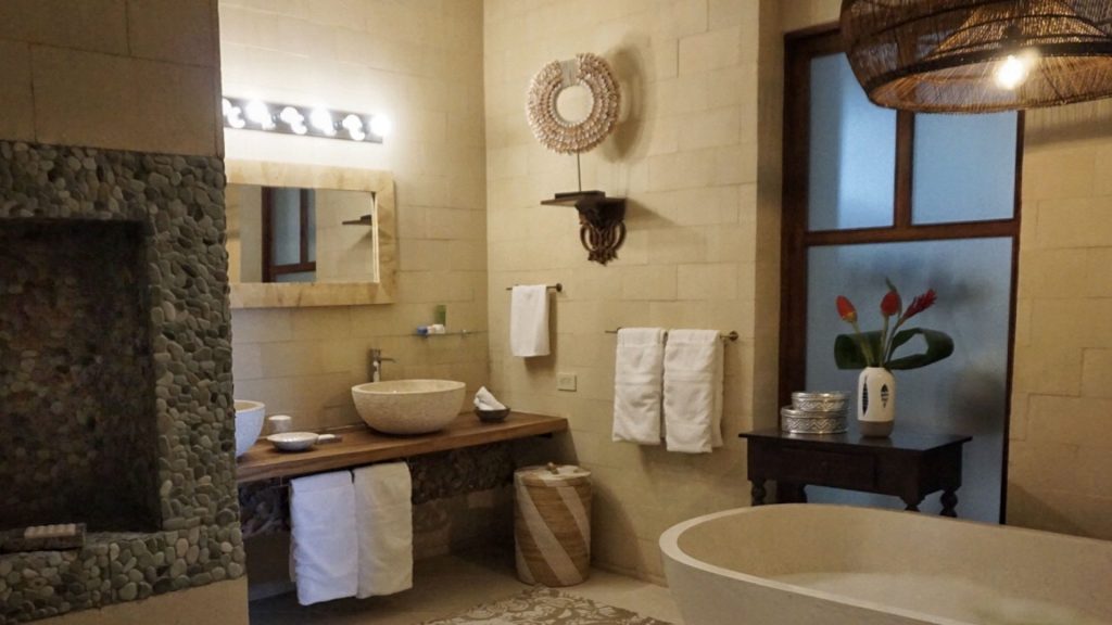 Enjoy using a luxury style bathroom with every amenity you can think of. 