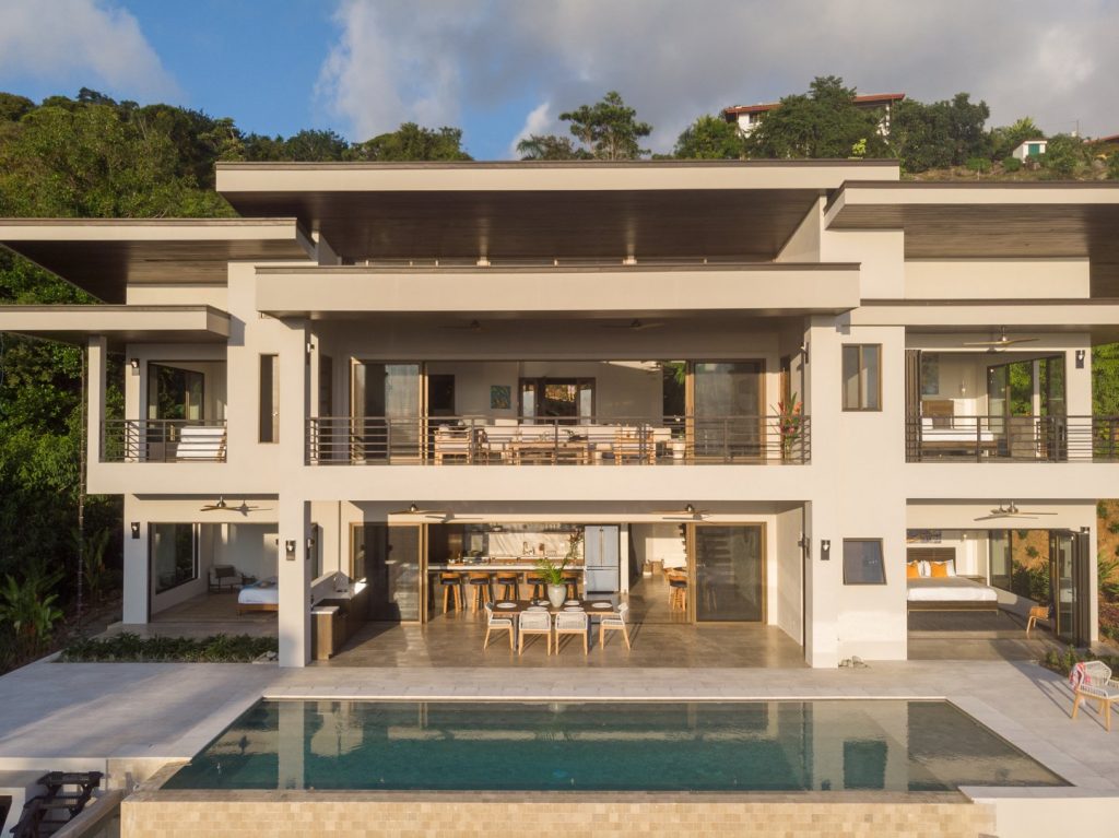 This huge villa offers guests space to gather or be alone, inside or outside.