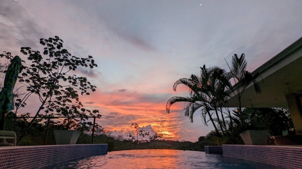 Amazing sunsets from your own private infinity pool.