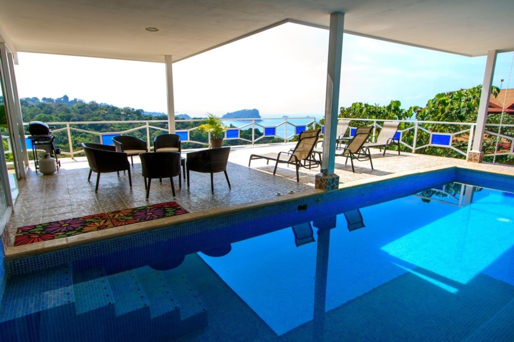 Experience the splendor of this incredible pool area boasting breathtaking ocean views.