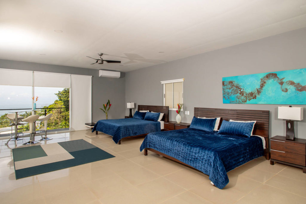 The bedrooms within this villa are exceptionally spacious, adorned with exquisite décor and furnishings.