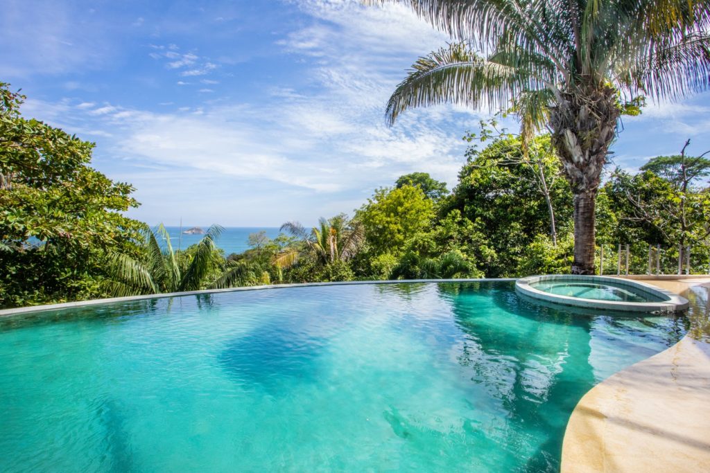 Palm trees and a infinity pool that will blow your mind away, are just some of the amenities of this grand Villa.