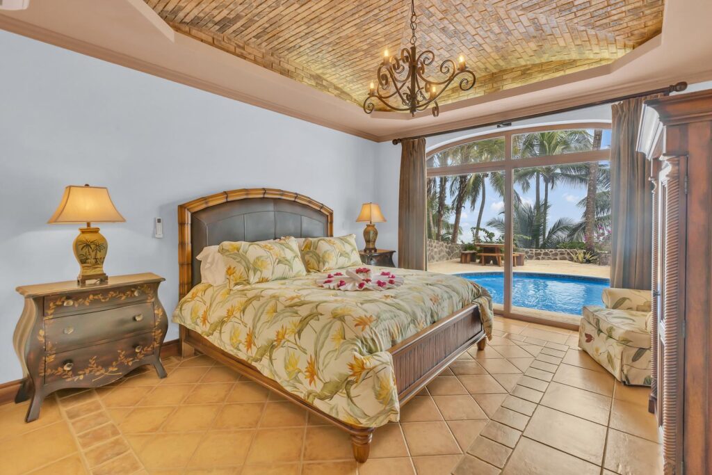 Just steps from the water, surrounded by soft light, lush palms, and quiet Costa Rican views.