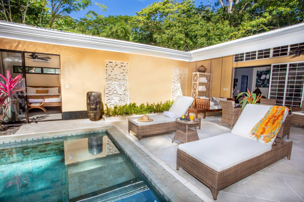 There are beautiful details to see all around this stunning vacation home in the heart of Manuel Antonio.