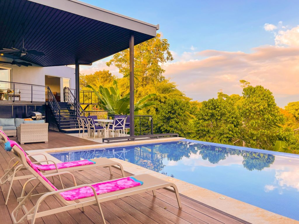 Relax by the pool in your own Manuel Antonio luxury villa.