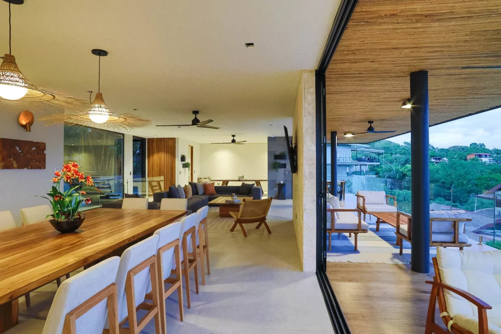 Wine, dine, and chill out with your entire group in this stunning Manuel Antonio vacation home.