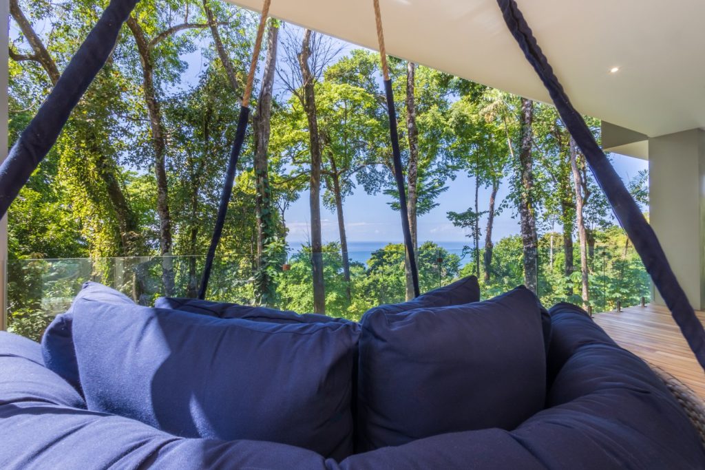 This cozy spot is the ideal location to chill and watch the jungle canopy for exotic wildlife.