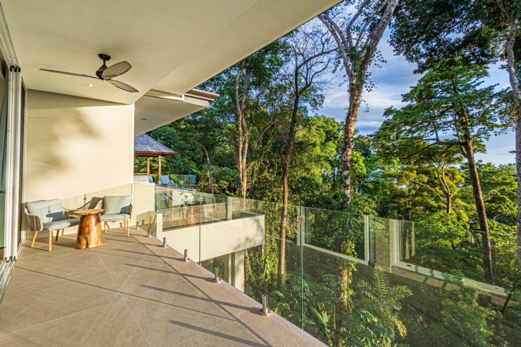 The most perfect vantage point to watch the trees for monkeys and toucans as you enjoy an afternoon drink.
