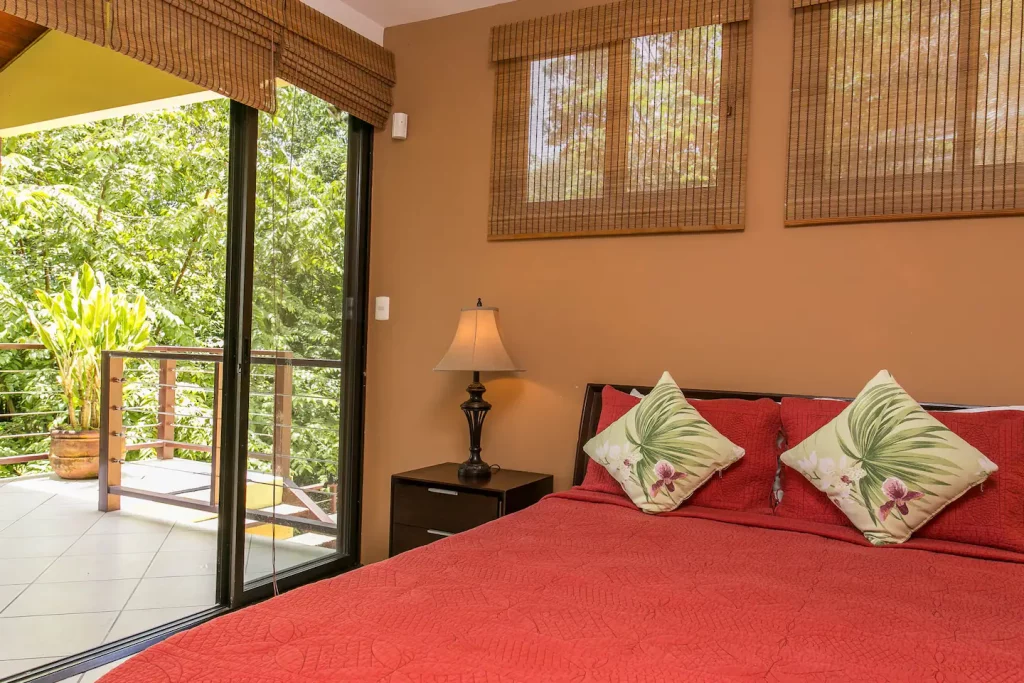 Experience enchantment in this master bedroom, complete with an ensuite bathroom and direct access to the terrace.