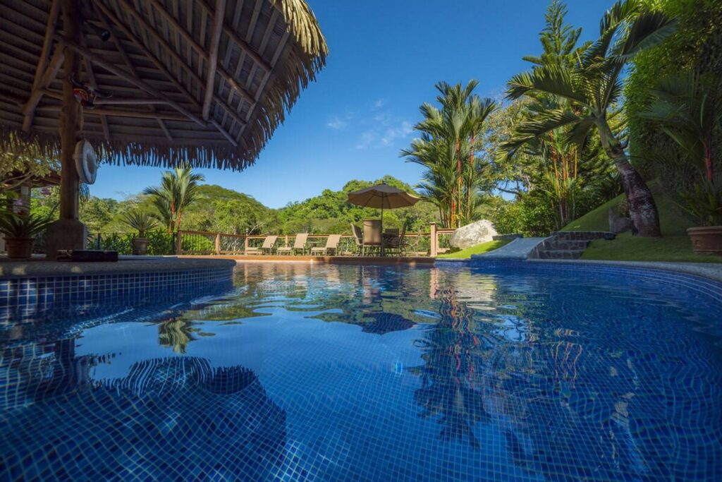 Imagine yourself swimming in this luxury pool of this villa