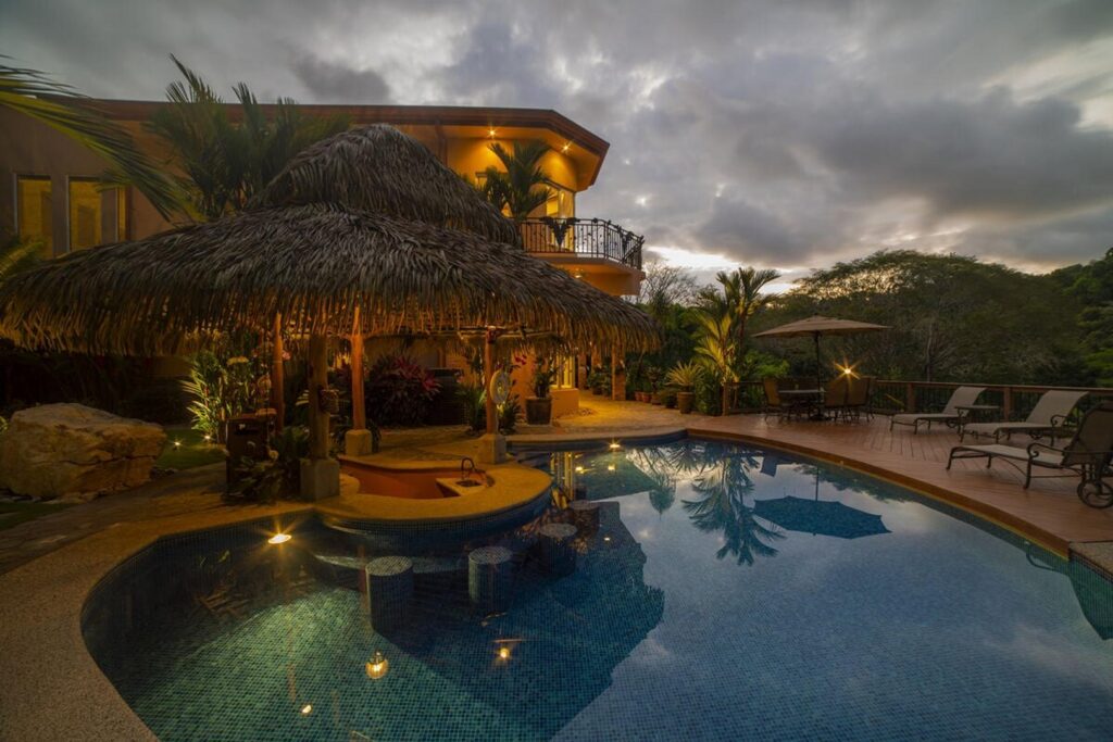 The villa at night is a magical time, that you will keep in your memories forever 