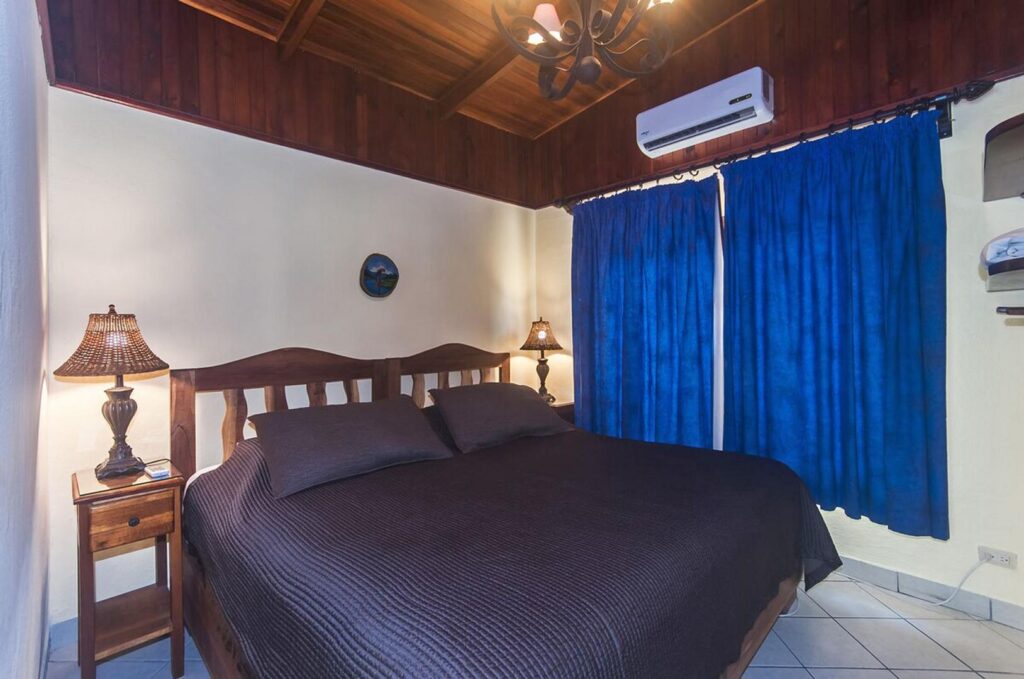 This comfortable king bed offers a good night of sleep or a nice afternoon nap... you're on vacation!