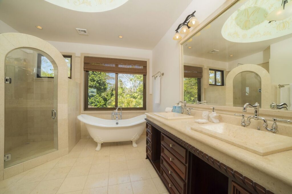 Each bathroom boasts premium finishes and timeless fixtures in a classic design.