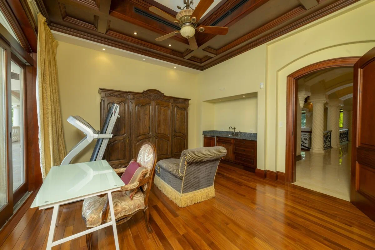 luxury villa office fitness room los suenos workspace costa rica
