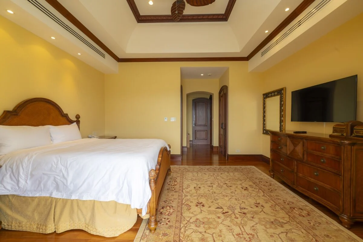 luxury villa bedroom spacious layout hardwood floors los suenos costa rica