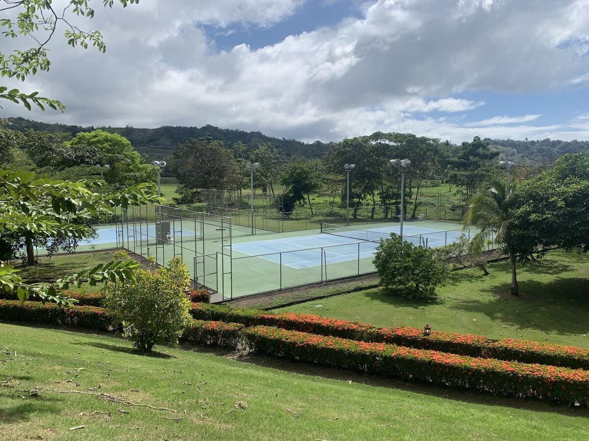 los suenos tennis courts tropical setting costa rica